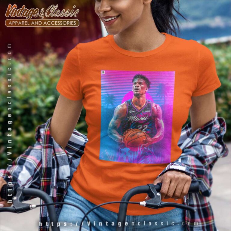 Jimmy Butler Miami Vice Artwork Women TShirt Jimmy Butler Miami Vice Artwork Women TShirt