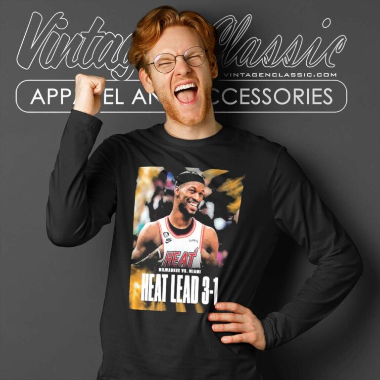 Jimmy Butler Milwaukee Vs Miami Heat Long Sleeve Tee Jimmy Butler Milwaukee Vs Miami Heat Long Sleeve Tee