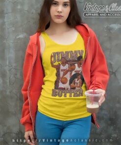 Jimmy Butler Mvp Player Miami Basketball 90s Retro Tank Top Racerback