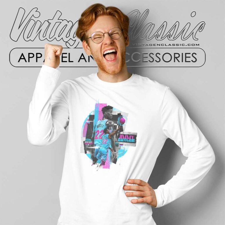 Jimmy Butler Nba Miami Heat Long Sleeve Tee Jimmy Butler Nba Miami Heat Long Sleeve Tee