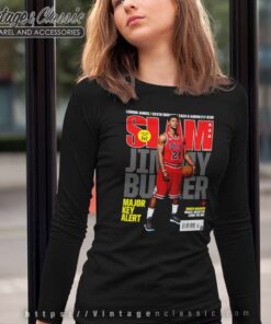 Jimmy Butler Playoff Slam Cover Long Sleeve Tee
