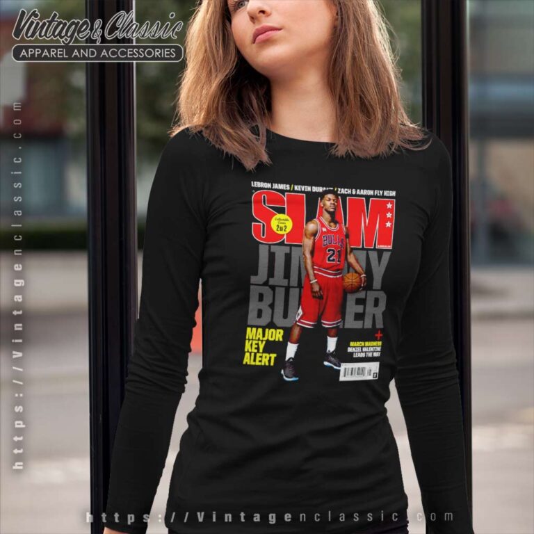 Jimmy Butler Playoff Slam Cover Long Sleeve Tee Jimmy Butler Playoff Slam Cover Long Sleeve Tee