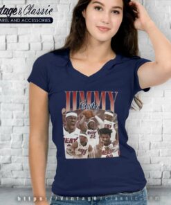 Jimmy Butler Shirt Miam Basketball Team Sport Lover Gift V Neck TShirt