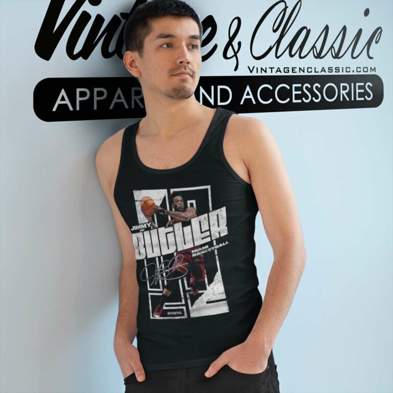 Jimmy Butler Signature Shirt Nbpa Miami Heat Logo Tank Top Racerback Jimmy Butler Signature Shirt Nbpa Miami Heat Logo Tank Top Racerback
