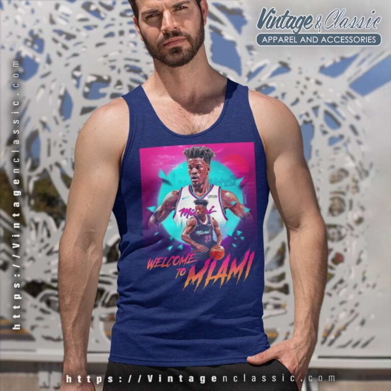 Jimmy Butler Welcome To Miami Tank Top Racerback Jimmy Butler Welcome To Miami Tank Top Racerback