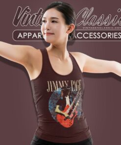 Jimmy Page Guitar Concert Tank Top Racerback
