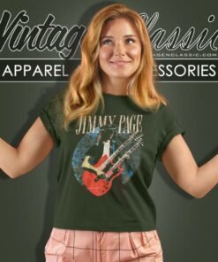 Jimmy Page Guitar Concert Women T Shirt