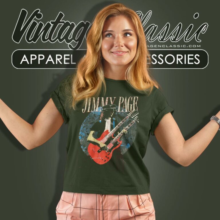 Jimmy Page Guitar Concert Women T Shirt Jimmy Page Guitar Concert Women T Shirt
