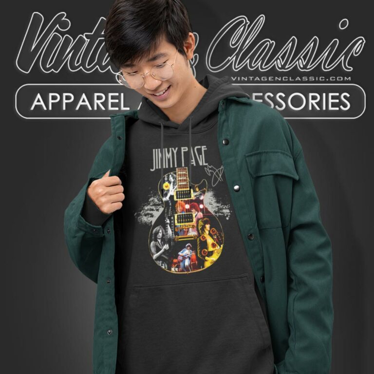 Jimmy Page Guitarist Signature Hoodie Jimmy Page Guitarist Signature Hoodie