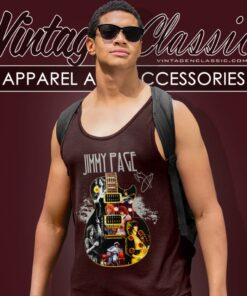 Jimmy Page Guitarist Signature Tank Top Racerback