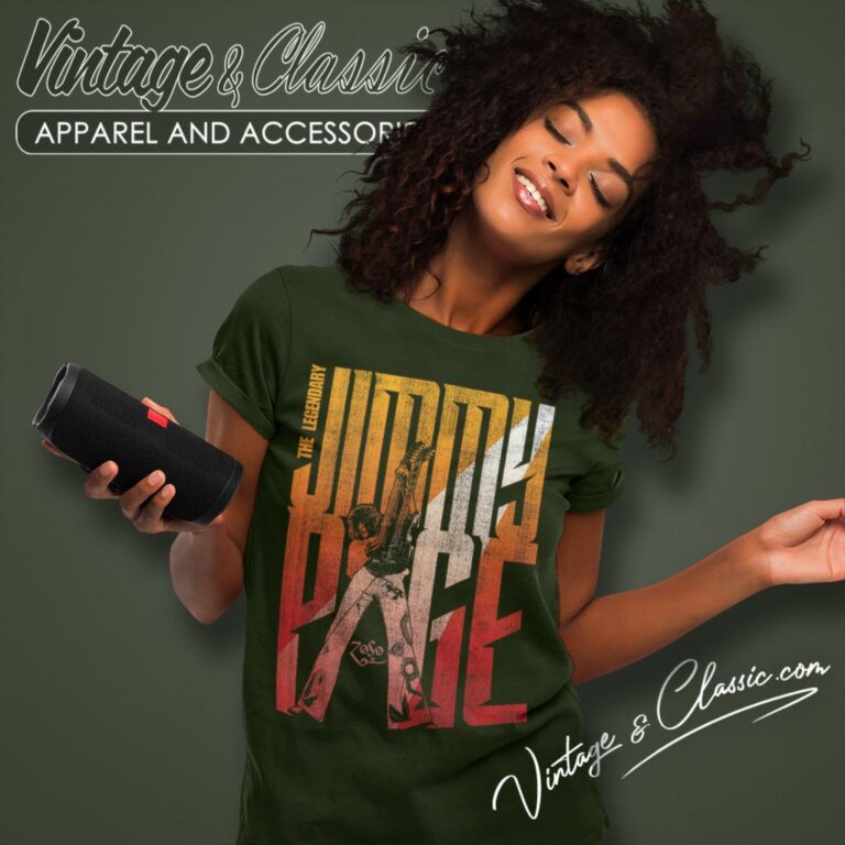 Jimmy Page Legendary Women T Shirt Jimmy Page Legendary Women T Shirt