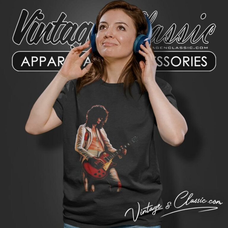 Jimmy Page Live In Concert Women T Shirt Jimmy Page Live In Concert Women T Shirt