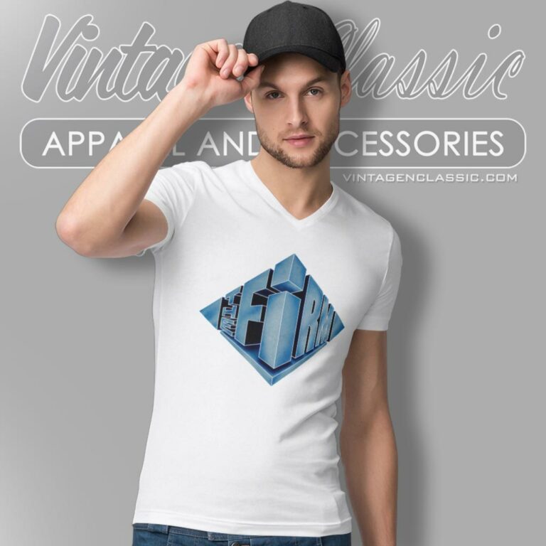 Jimmy Page Logo V Neck TShirt Jimmy Page Logo V Neck TShirt