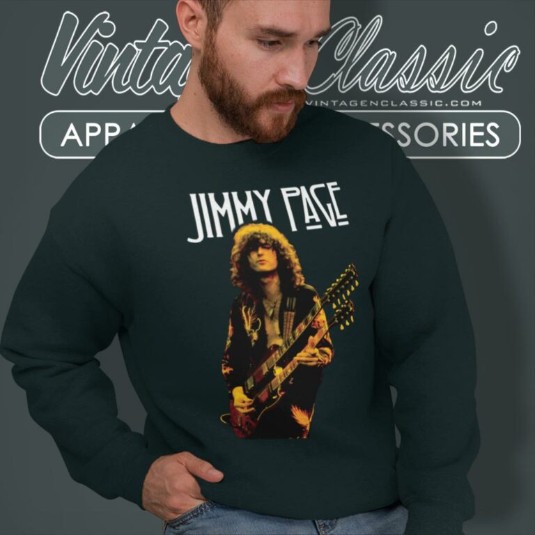 Jimmy Page Play Guitar Sweatshirt Jimmy Page Play Guitar Sweatshirt