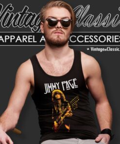 Jimmy Page Play Guitar Tank Top Racerback