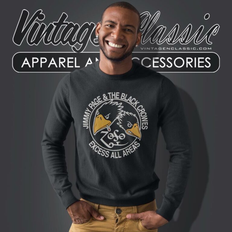 Jimmy Page Shirt Black Crowes Excess Areas Sweatshirt Jimmy Page Shirt Black Crowes Excess Areas Sweatshirt