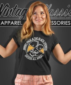 Jimmy Page Shirt Black Crowes Excess Areas Women T Shirt