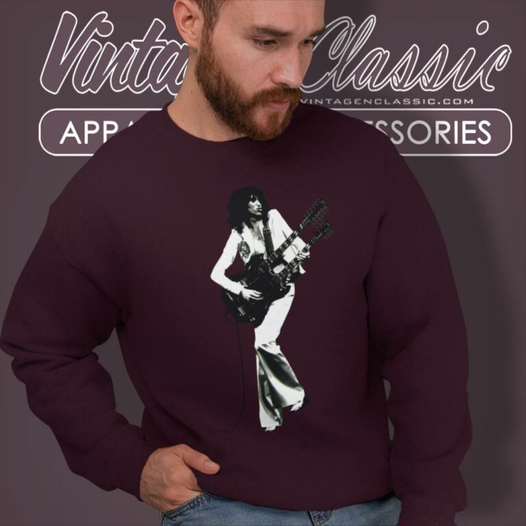 Jimmy Page Shirt Live In Concert Sweatshirt Jimmy Page Shirt Live In Concert Sweatshirt