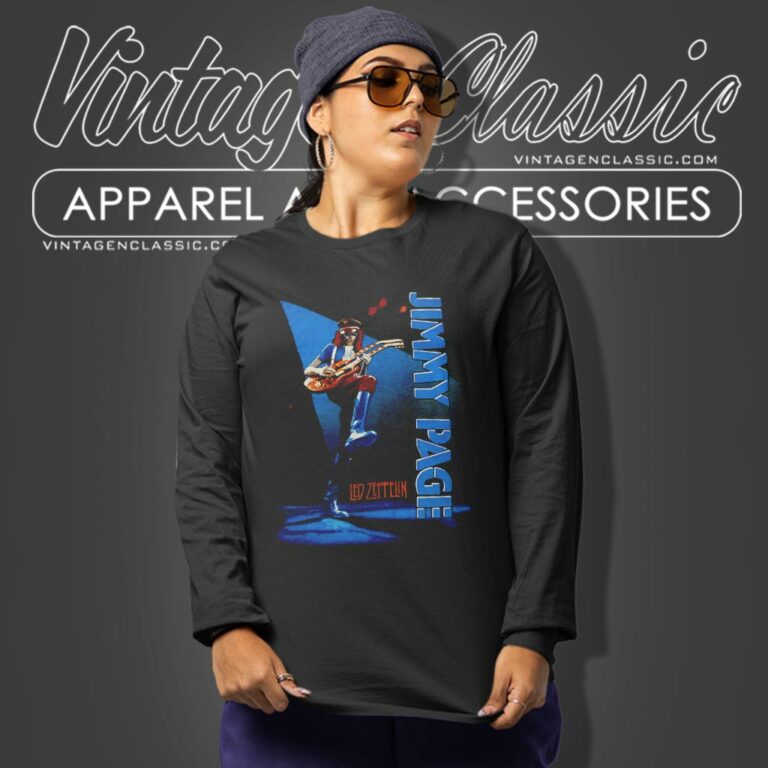 Jimmy Page Shirt Rock Express Guitar Greats Long Sleeve Tee Jimmy Page Shirt Rock Express Guitar Greats Long Sleeve Tee