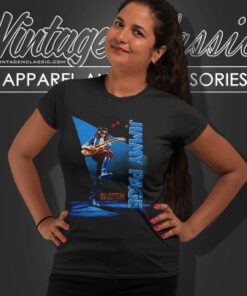 Jimmy Page Shirt Rock Express Guitar Greats Women T Shirt