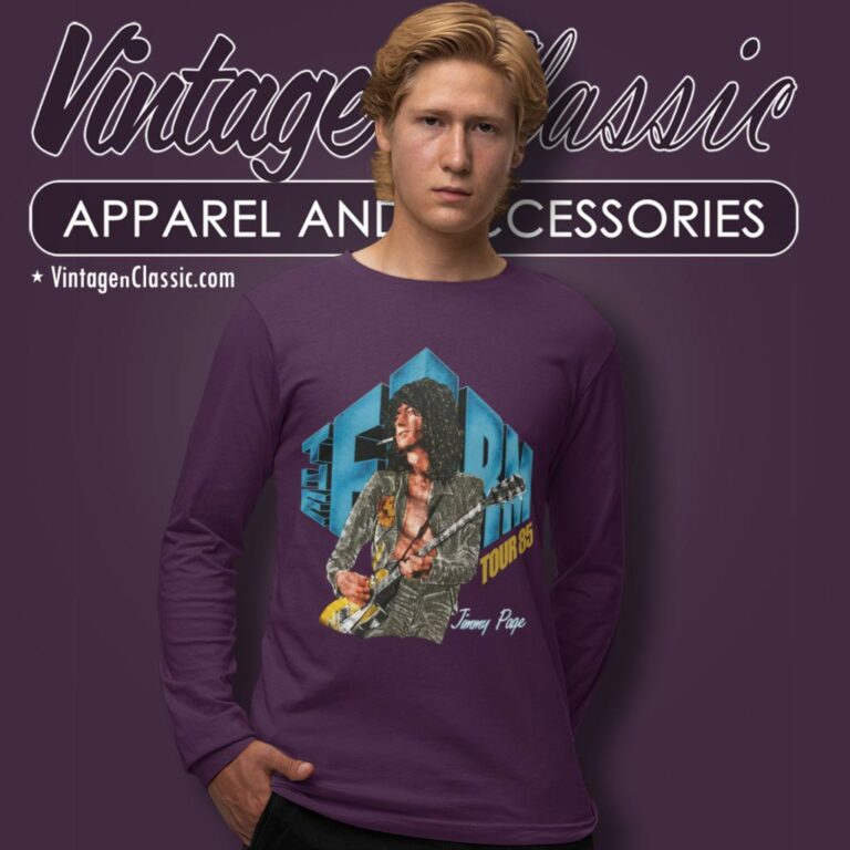 Jimmy Page The Firm Concert Long Sleeve Tee Jimmy Page The Firm Concert Long Sleeve Tee