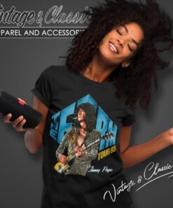 Jimmy Page The Firm Concert Women T Shirt