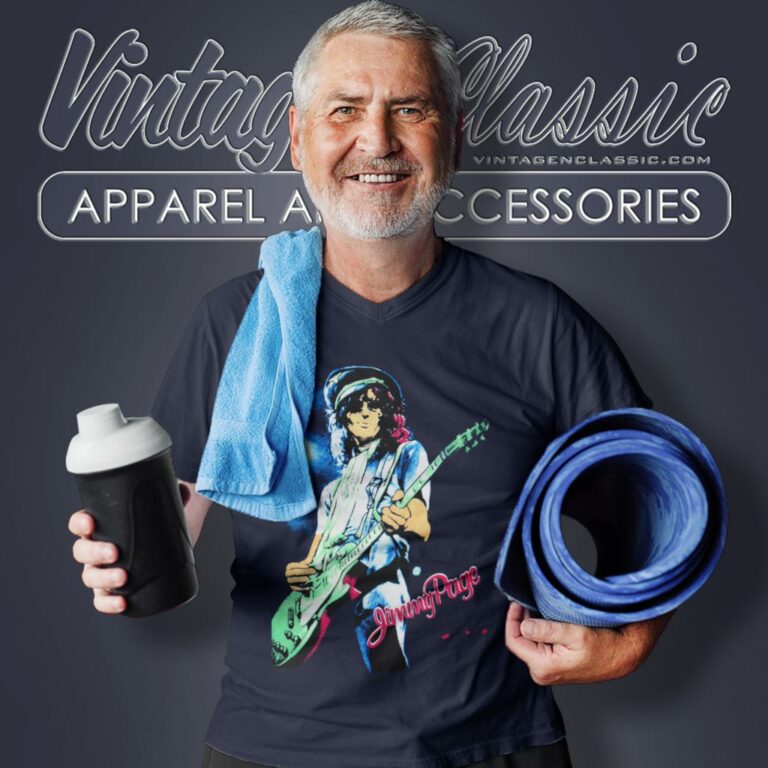 Jimmy Page The Firm Rock V Neck TShirt Jimmy Page The Firm Rock V Neck TShirt