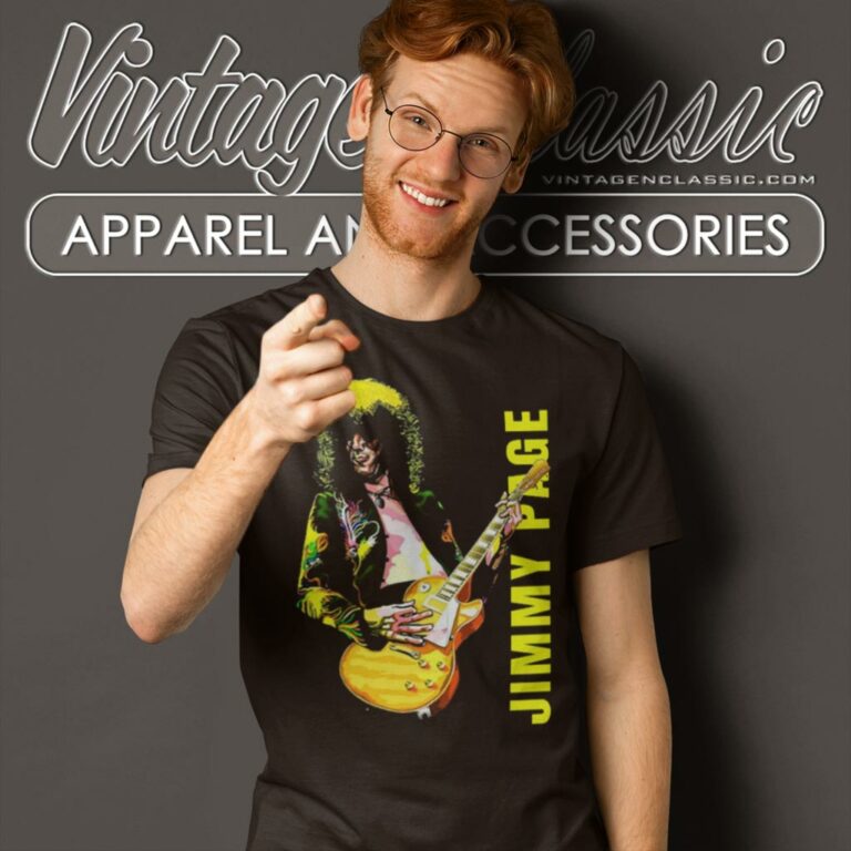 Jimmy Page The Guitarist T Shirt Jimmy Page The Guitarist T Shirt