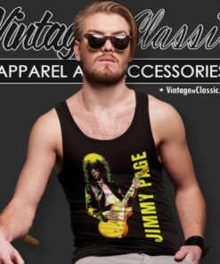 Jimmy Page The Guitarist Tank Top Racerback