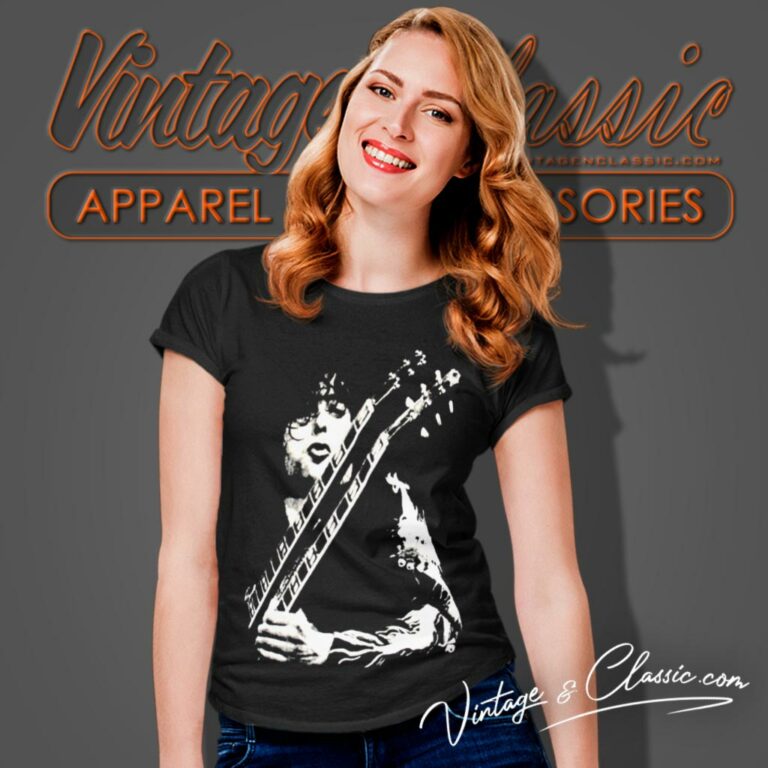 Jimmy Page Vintage Women T Shirt Jimmy Page Vintage Women T Shirt