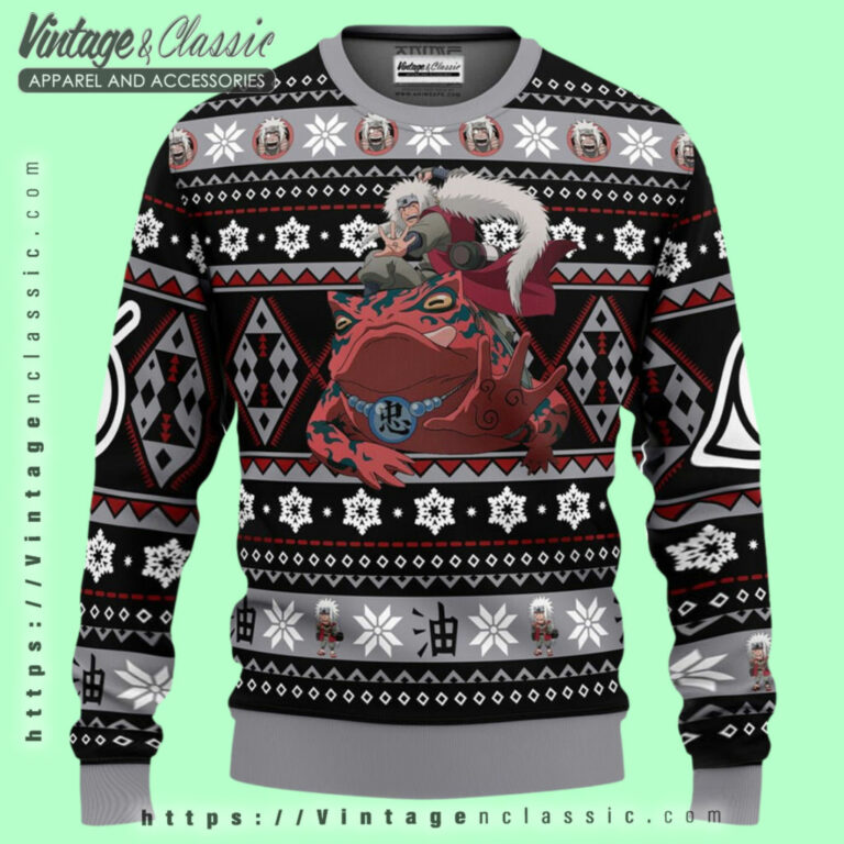 Jiraiya Naruto Christmas Ugly Sweater Ugly Christmas Sweater Jiraiya Naruto Christmas Ugly Sweater Ugly Christmas Sweater