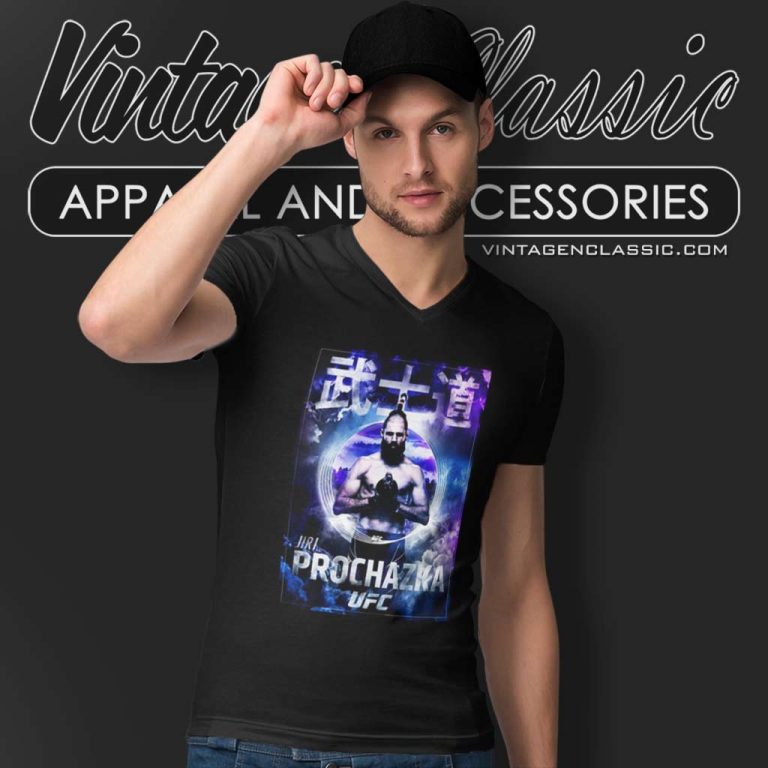 Jiri Prochazka Photo Graphic V Neck TShirt Jiri Prochazka Photo Graphic V Neck TShirt