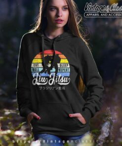 Jiu Jitsu Eat Roll Sleep Repeat Hoodie