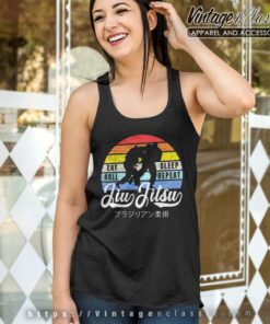 Jiu Jitsu Eat Roll Sleep Repeat Tank Top Racerback