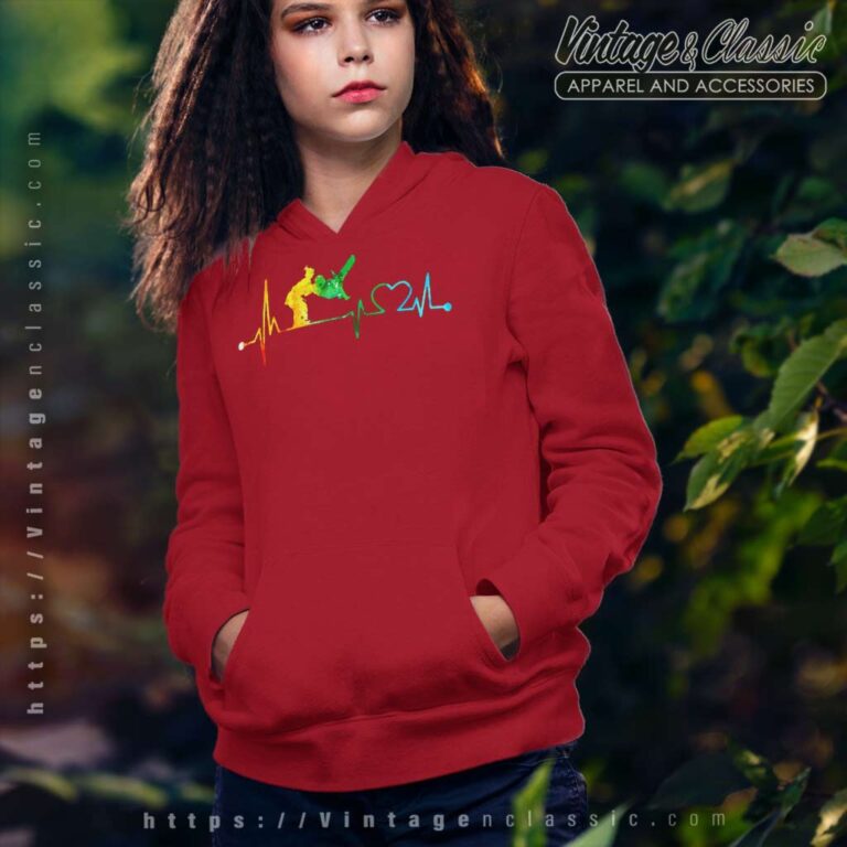 Jiu Jitsu Heartbeat Watercolor Hoodie Jiu Jitsu Heartbeat Watercolor Hoodie