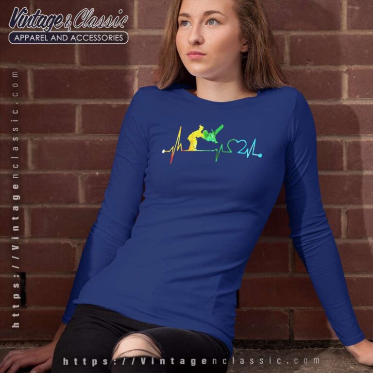 Jiu Jitsu Heartbeat Watercolor Long Sleeve Tee Jiu Jitsu Heartbeat Watercolor Long Sleeve Tee