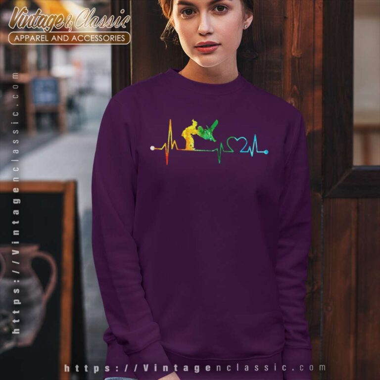 Jiu Jitsu Heartbeat Watercolor Sweatshirt Jiu Jitsu Heartbeat Watercolor Sweatshirt