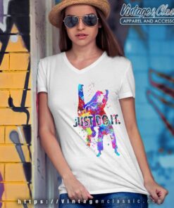Jiu Jitsu Just Do It Art Pray Watercolor Art Shirt 5 Jiu Jitsu Just Do It Art Pray Watercolor Art V Neck TShirt