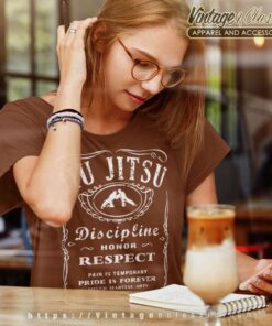 Jiu Jitsu Whiskey Label Women TShirt