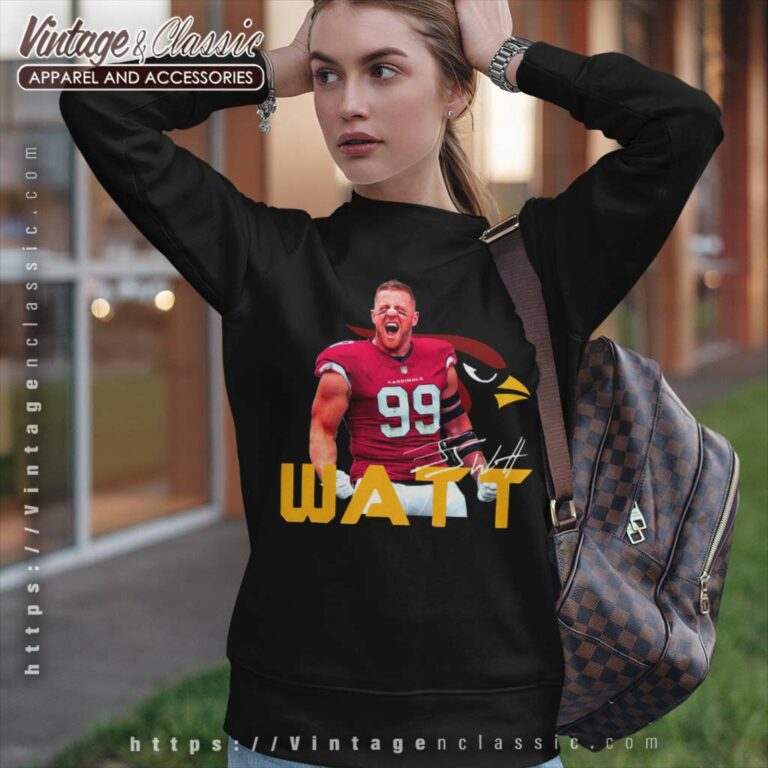 Jj Watt Arizona Cardinals Signature Sweatshirt Jj Watt Arizona Cardinals Signature Sweatshirt