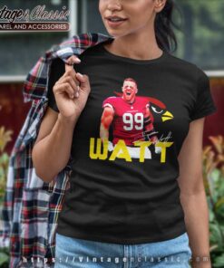 Jj Watt Arizona Cardinals Signature Shirt 6 Jj Watt Arizona Cardinals Signature Women TShirt