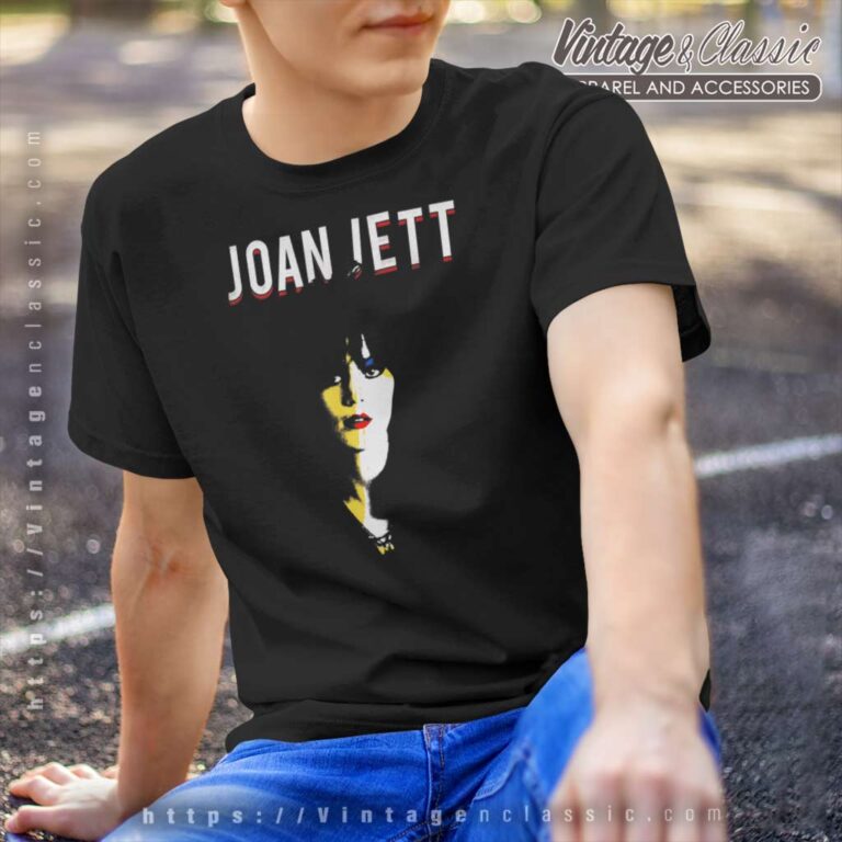 Joan Jett Color Face T Shirt Joan Jett Color Face T Shirt
