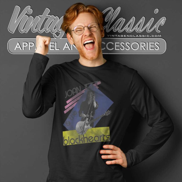 Joan Jett Colorblock Photo Raglan Raglan Baseball Long Sleeve Tee Joan Jett Colorblock Photo Raglan Raglan Baseball Long Sleeve Tee