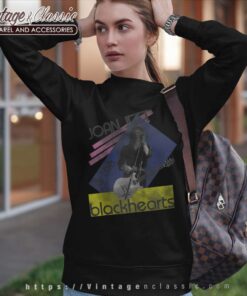 Joan Jett Colorblock Photo Raglan Raglan Baseball Sweatshirt