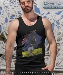 Joan Jett Colorblock Photo Raglan Raglan Baseball Tank Top Racerback