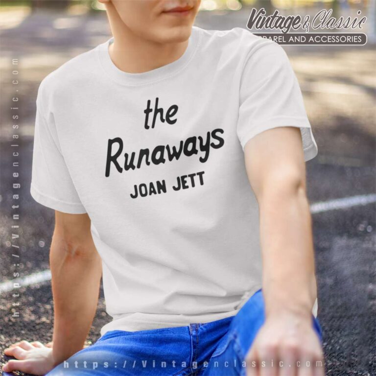Joan Jett Distressed The Runaways T Shirt Joan Jett Distressed The Runaways T Shirt