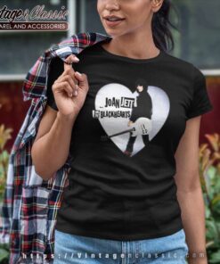 Joan Jett Heart Guitar Women TShirt