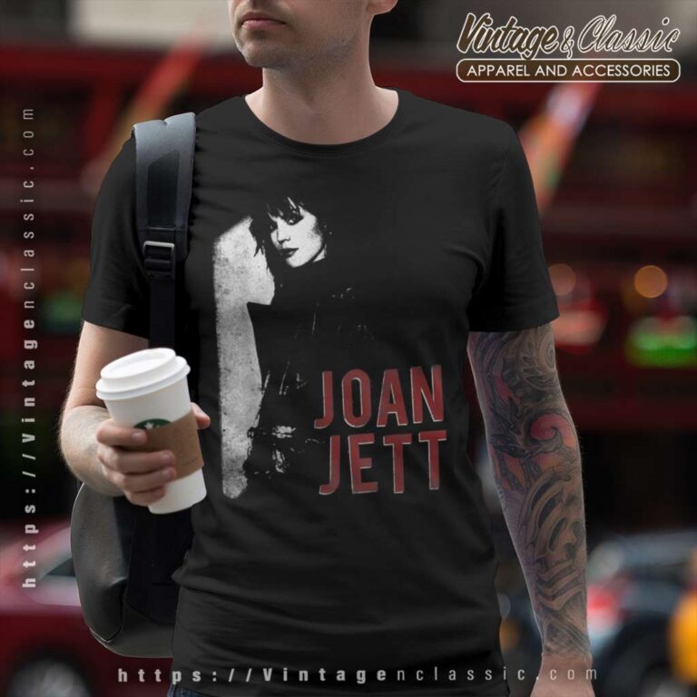 Joan Jett Looking Back Photo T Shirt Joan Jett Looking Back Photo T Shirt