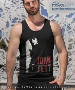 Joan Jett Looking Back Photo Tank Top Racerback