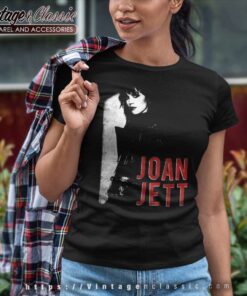 Joan Jett Looking Back Photo Women TShirt